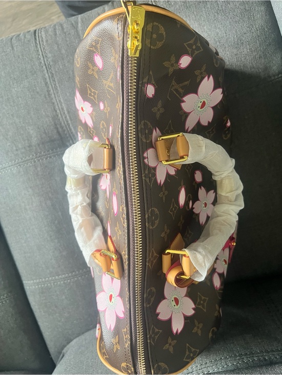 Louis Vuitton Handbags - Louis Vuitton Monogram Sakura Speedy 30 Pink Floral Satchel